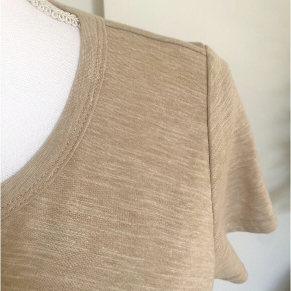 🤎 NWOT - La Miel Soft Ruched Mini T-shirt Dress with tulip skirt 🤎 - Picture 6 of 10